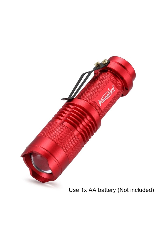 AA Red SK68Red Red Light Zoom Flashlight Mini Hunting Bees Fishing Blood Vessels Astronomy Observe S