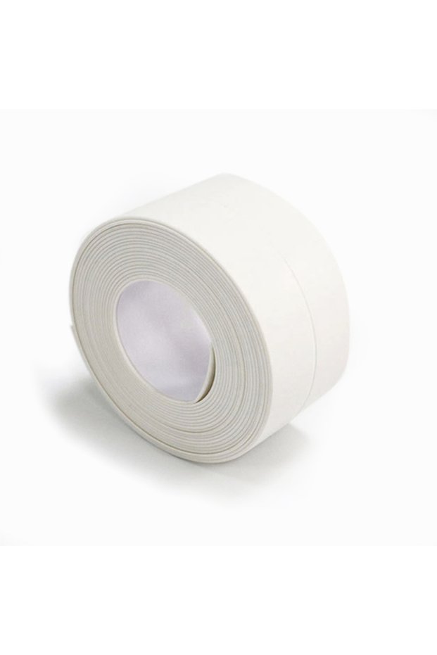 3.2MX 2.2CM White Kitchen Bathroom Wall Sealing Tape Waterproof And Mildew Tile Crack Repair Self Ad