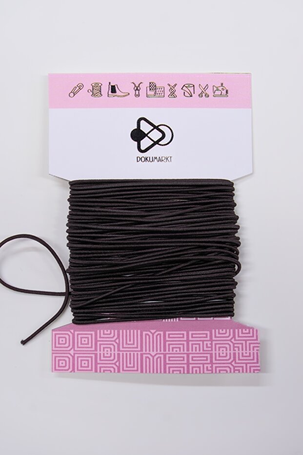 1.5 mm Thin Round Rubber String - Rubber Cord - Accessory Rubber - Showcase Rubber - 10 Meters