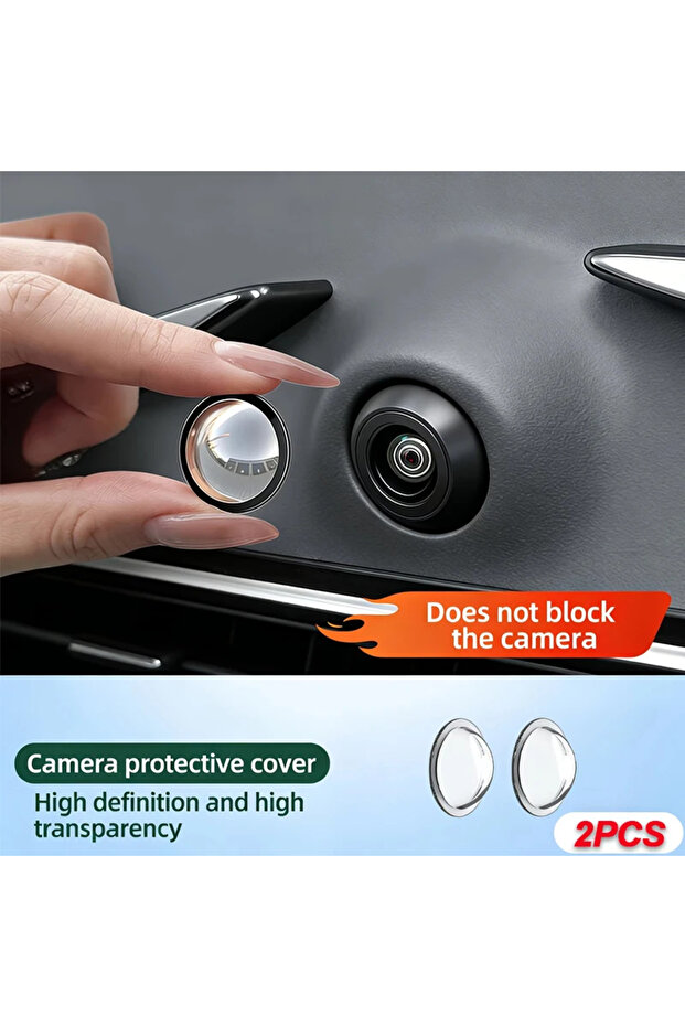 2pcs KEBIDUMEI Car Camera Lens Protector Advanced Scratch Car Camera Lens Guards Waterproof And Dust