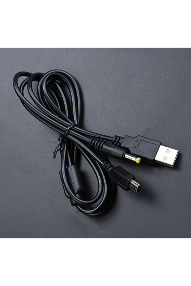 1 قطعة 1-2 قطعة كابل بيانات USB 2 في 1 كابل شحن مناسب لملحقات الألعاب PSP 1000 2000 3000 C