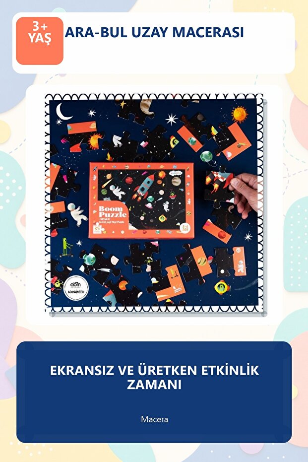 Educational Puzzle for Ages 3+ - 35 Piece Space Adventure