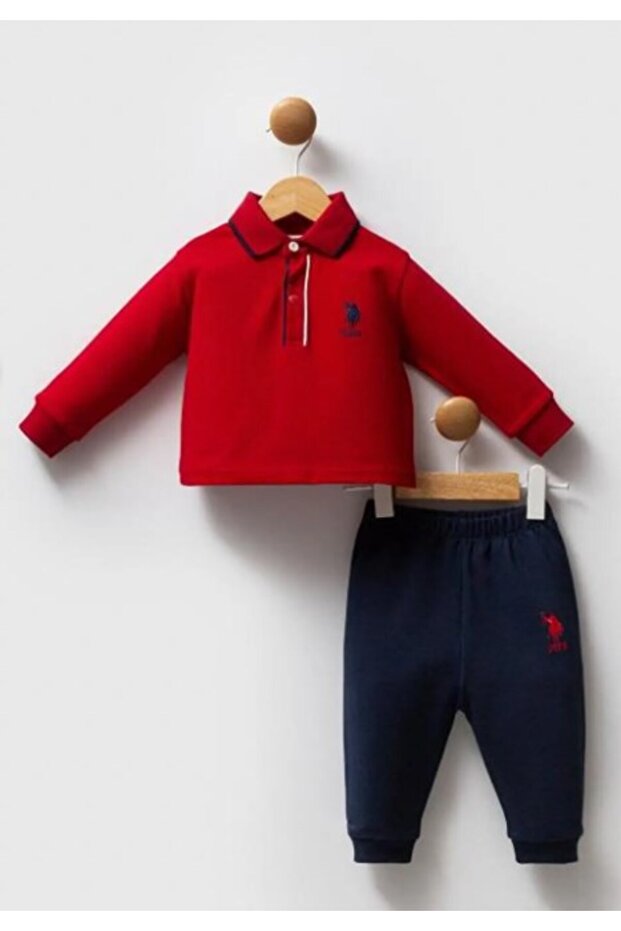 U.S. Polo Assn. Boy's 2-Piece Set - Red