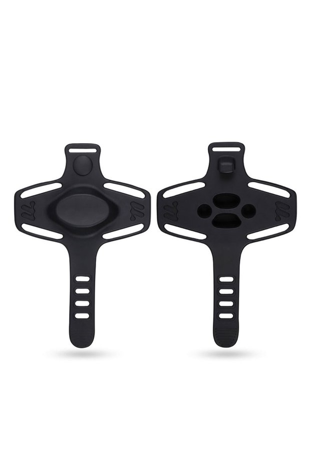 2PCS -Black WEST BIKING Bicycle Cell Phone Holder Road Bike MTB Silicone Mobile Phone Holder Normal