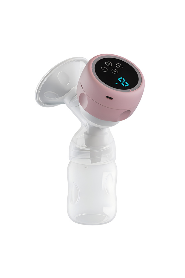 Pink Electric Breast Pump Automatic High Suction Breast Pump Breast Milk Postpartum Fortable Painles