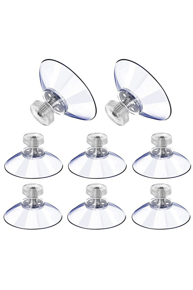41mm 5pcs 5pcs 32/41/53mm Round Strong Transparent Suction Cups with Screw Plastic Suction Pads Adhe
