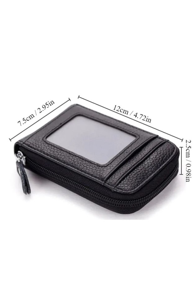 1pc black 1pc Organ Card Bag Korean Edition Portable Women's Short Bank Card Cover Business Card Cli