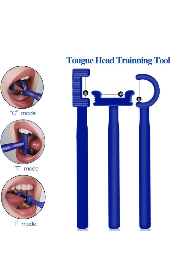 3pcs Tongue Trainer Children Mouth Tougue Tip Exerciser Trainer Oral Care Muscle Strenght Touge Trai