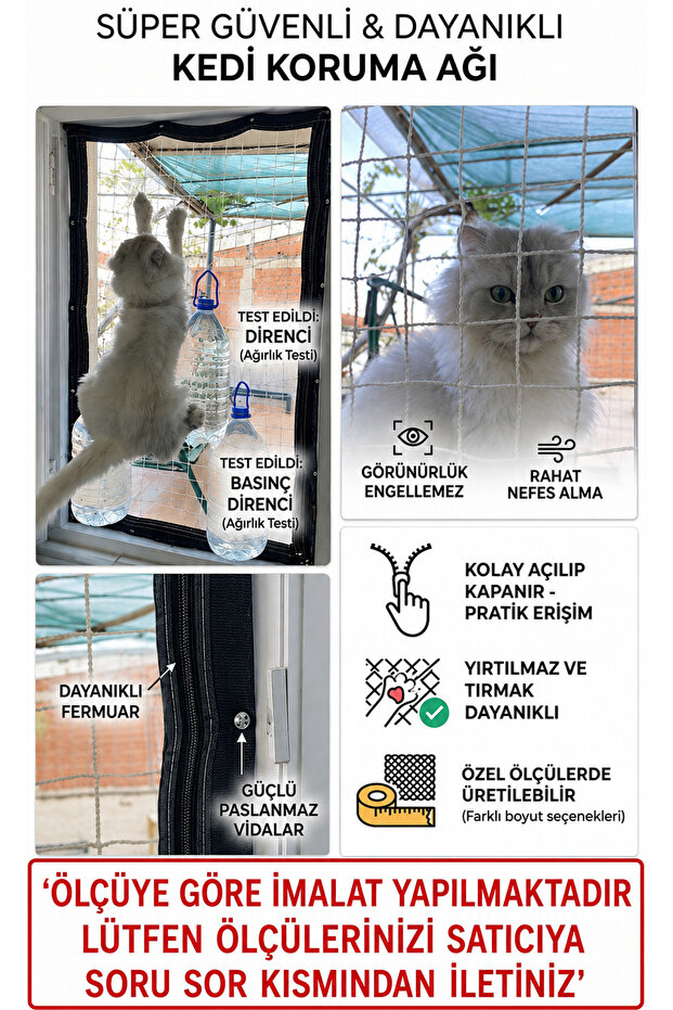 Zippered Window Cat Safety Net