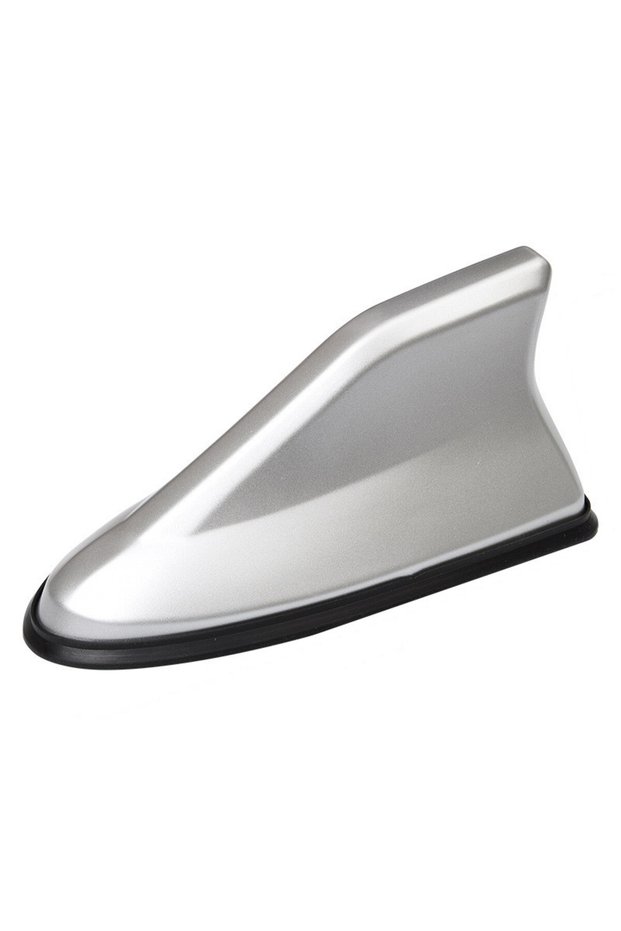 B Silver Universal Car Antennas Shark Fin Antenna Auto Radio Signal Aerials Roof Antennas For Car Mo