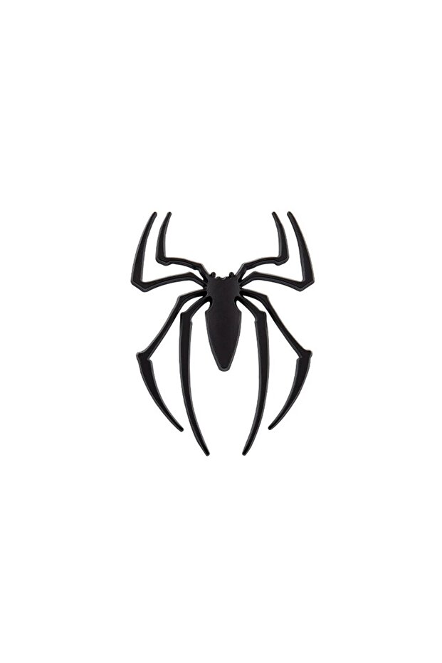 Black Universal 3D Metal Car Stickers Spider Car Logo Chrome Badge Auto Emblem Decal Car Styling Dec