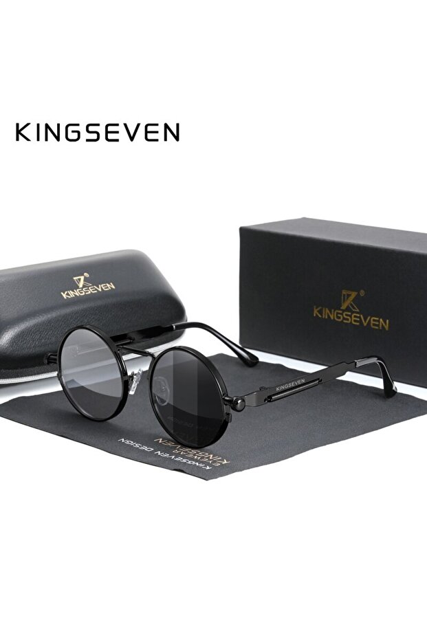 Other Black Photochromic KINGSEVEN High Quality Gothic Steampunk Sunglasses Polarized Men Women Bran