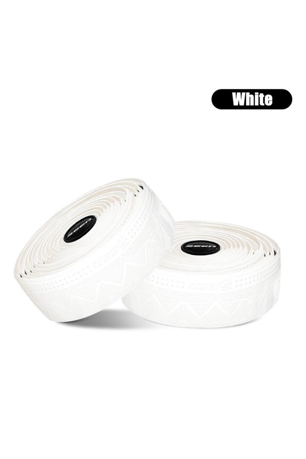 White SEER Road Bike Handlebar Tape EVA Thick Soft & Anti-Slip Comfortable Shockproof Bike Grip Tape