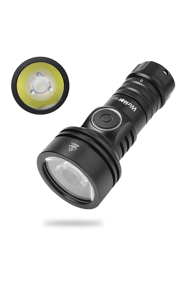6000-6500k Wurkkos TS11 Mini Flashlight with USB-C Port 2000 Lm RGB Auxiliary Light for Daily Carry