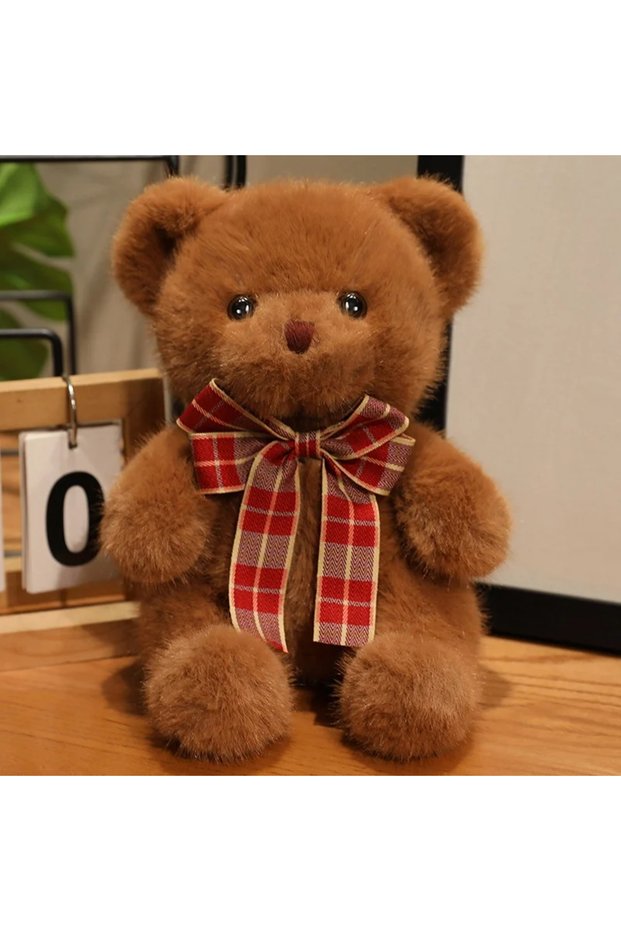 20cm Bowtie Brown 20cm Good Quality Heart Sweater Bear Plush Toys Boys Girls Lovely Cartoon Animals