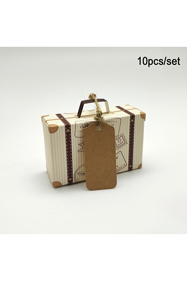 صناديق تغليف من حبل القنب مقاس 8×3×5 سم، 10 قطع أو 50 قطعة، صناديق للحقائب والحلوى والهدايا، صديقة للبيئة وطبيعية