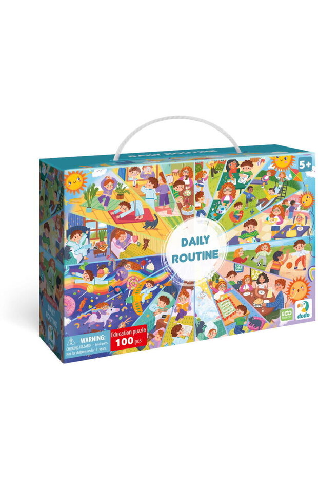 Puzzle - Activitatile zilnice (100 piese)