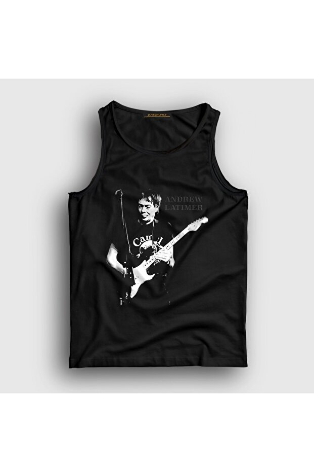 Unisex Black Andrew Latimer Rock Camel Singlet 616296Tt