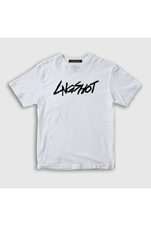 Unisex Kids White Logo K-Pop Lngshot T-Shirt 617869Tt