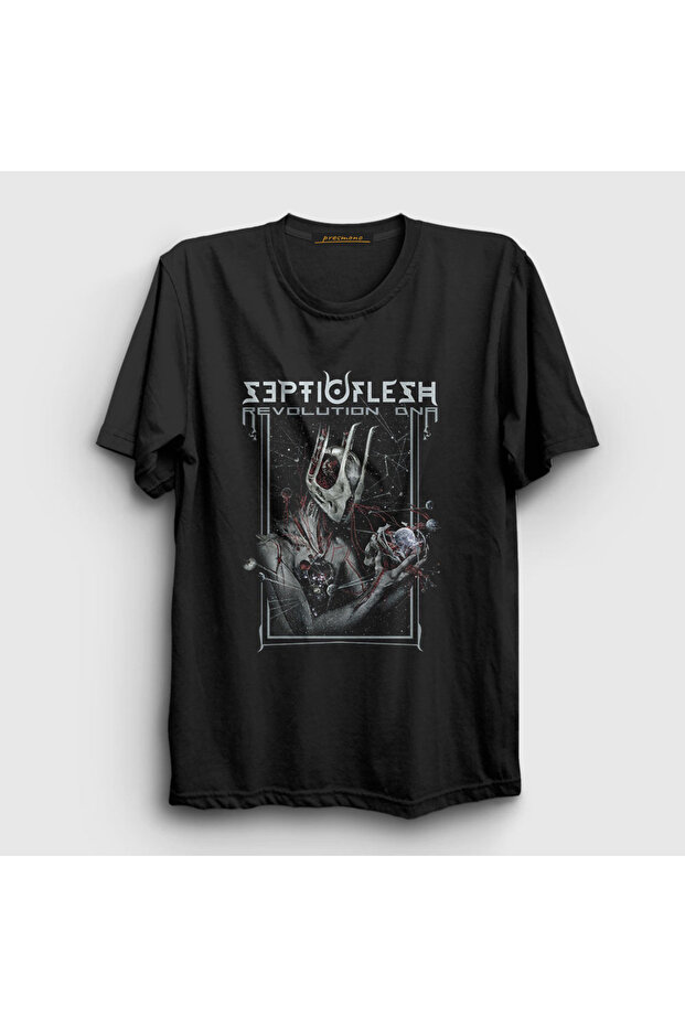 Unisex Black Revolution Septicflesh T-shirt172821tt