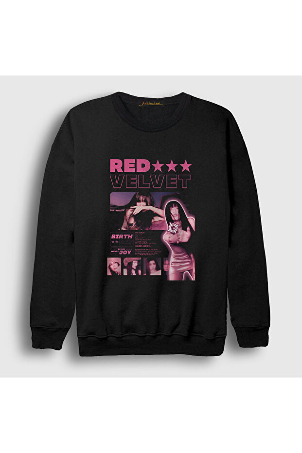 Unisex Black Irene Seulgi Wendy Yeri Joy Red Velvet Sweatshirt 597698Tt
