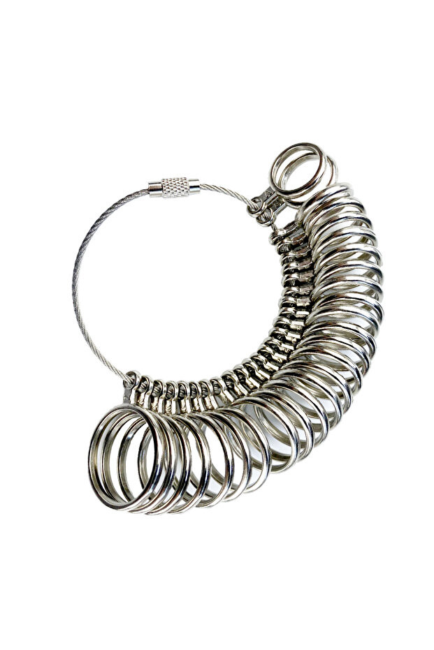 UK A-Z circle NIUPIKA HK/US/JP/UK/EU Aluminum Ring Rod Metal Ring Multi-size Specification Size Meas