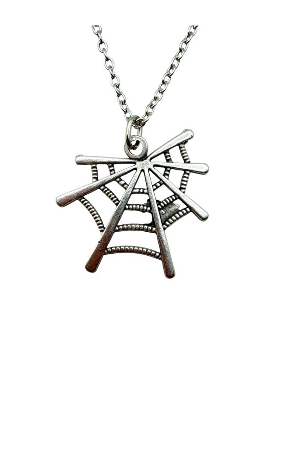 Gothic (Gothic) Unisex Necklace with Spider Web Figure – Symbol of Dark Elegance, Power, and Mysterious Energy