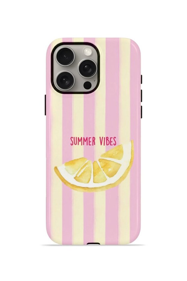 iPhone 15 Pro Vorian Double Layer Case Summer Vibes Lemon