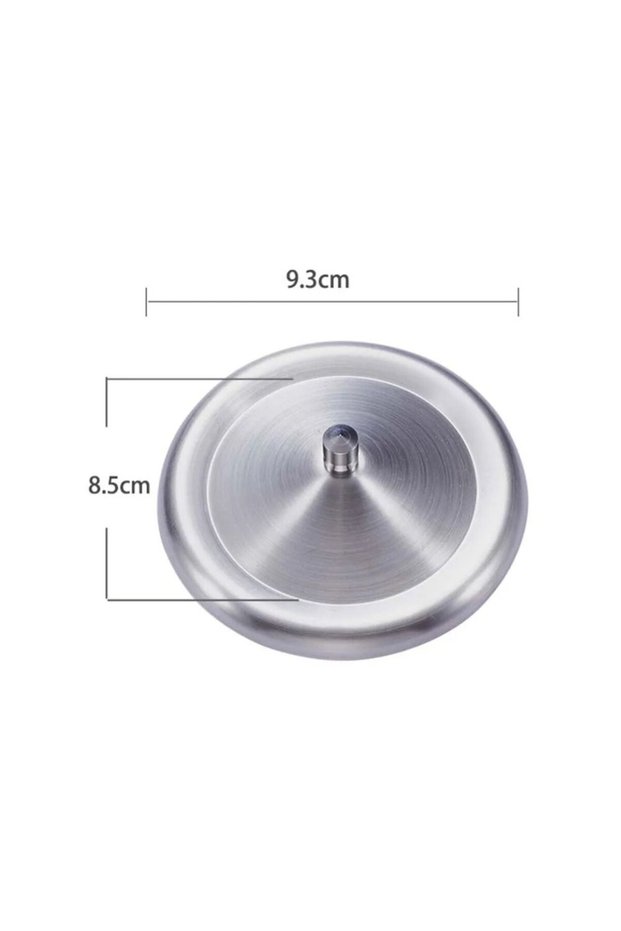 9.3cm 3 Sizes Stainless Steel Cup Lids Durable Dust-Proof Silicone Mug Cover Drink Cup Lids Kitchen