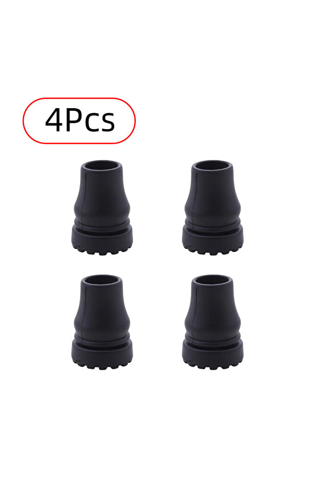 Inner diameter(19mm) 4Pcs 16-22mm Anti Slip Rubber Pads Cover Canes, Crutches, Bottom Pads, Protecti