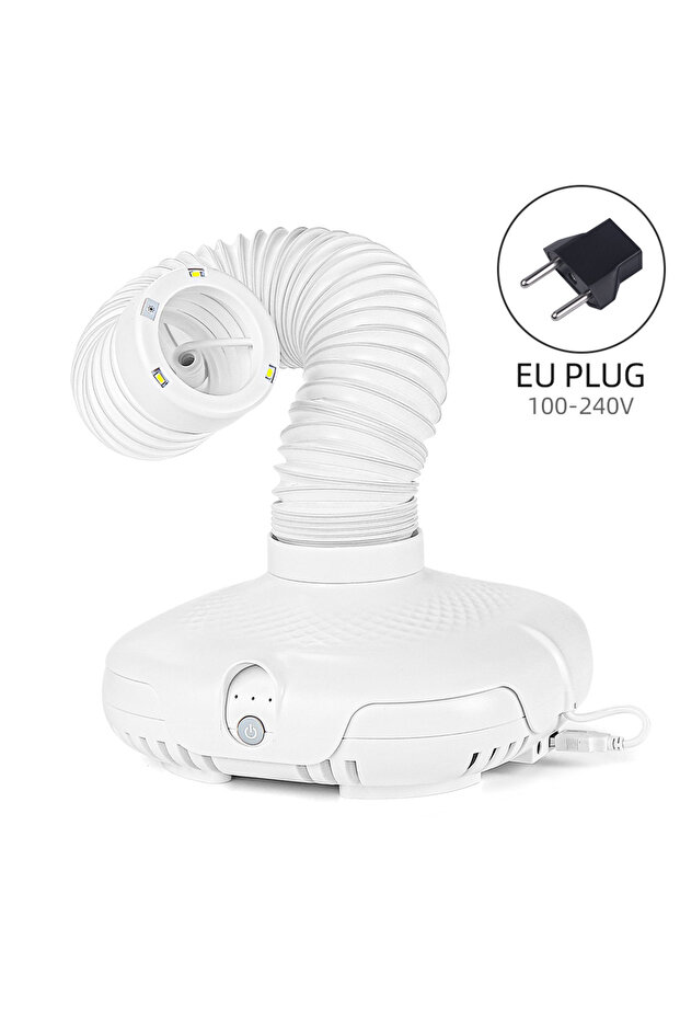 EU plug 130W Double Use Nail Dust Collector Brushless Nail Dust Extractor Powerful Nail Art Manicure