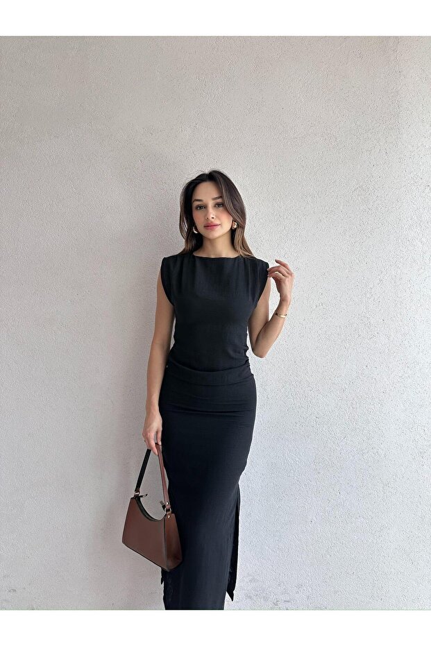 Pollack Midi Dress 3469 - Black