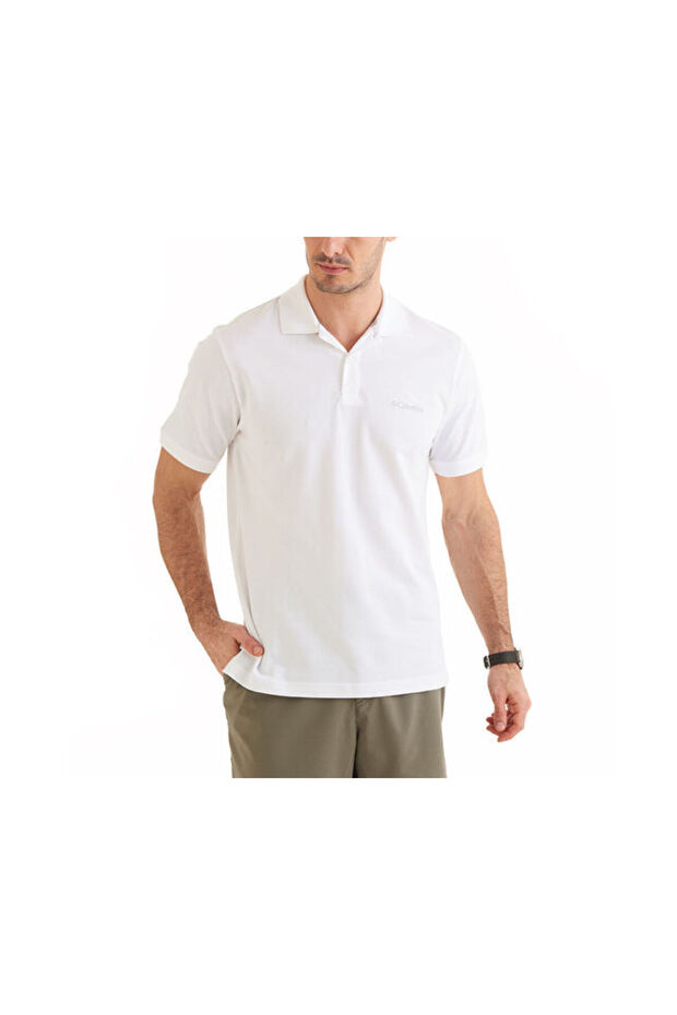 تي شيرت بولو رجالي من Cs0214 M Cascade Range Solid Polo II 9180091100 أبيض