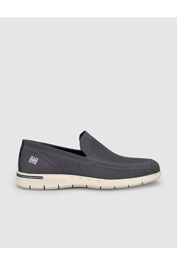 Knitwear Light Sole Light Gray Men's Casual Shoes