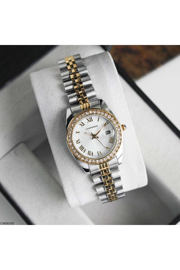 Ch000181 Women's Wristwatch with Steel Strap