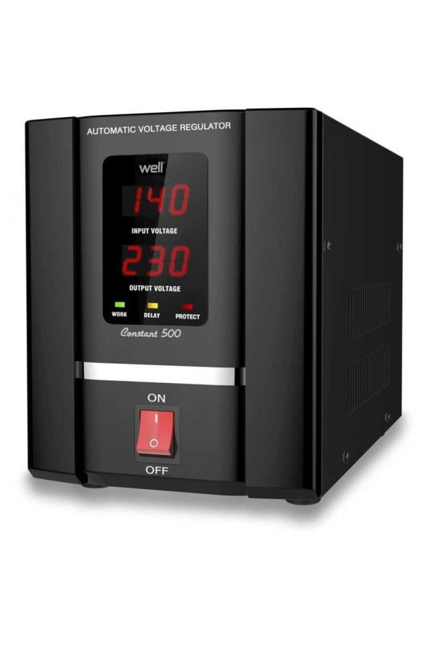 Automatic Voltage Stabilizer with Servo Motor 500VA,