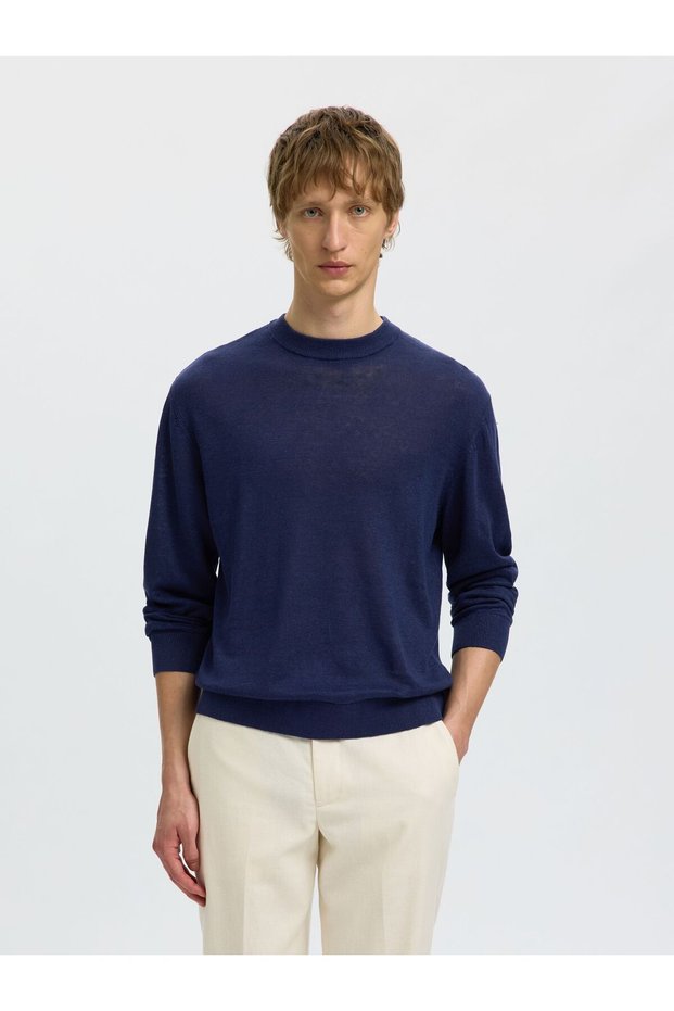 Langarmhemd Relaxed Fit Leinen