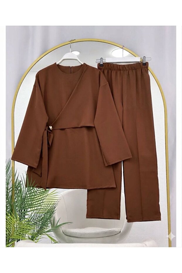 Double-Breasted Tie-Up Double Suit
