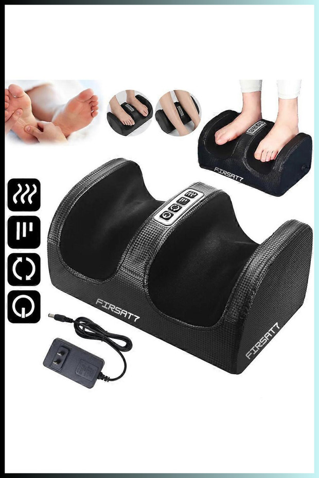 Rubbing Leg and Foot Massage Device |   Kneading Massager |   Heated Bidirectional |