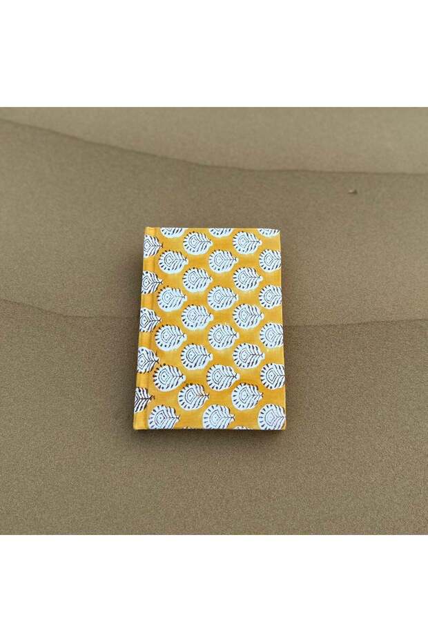 Nashra Handmade Block Printed Diary – Artisan Notebook, 17x12cm, Sustainable & Recycled Paper – Journaling, Sketching & Gift