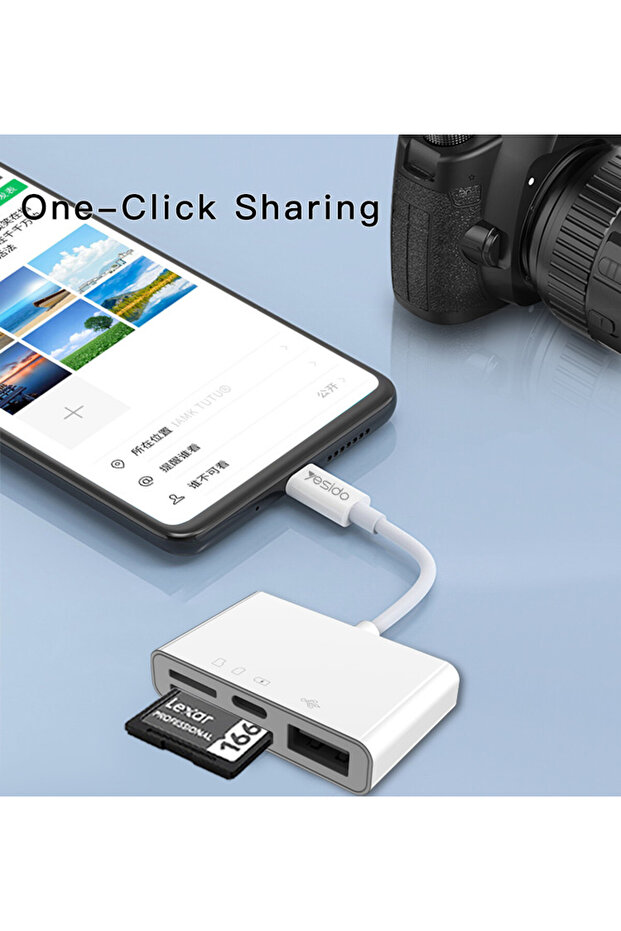 GS12 4 In 1 OTG Adapter