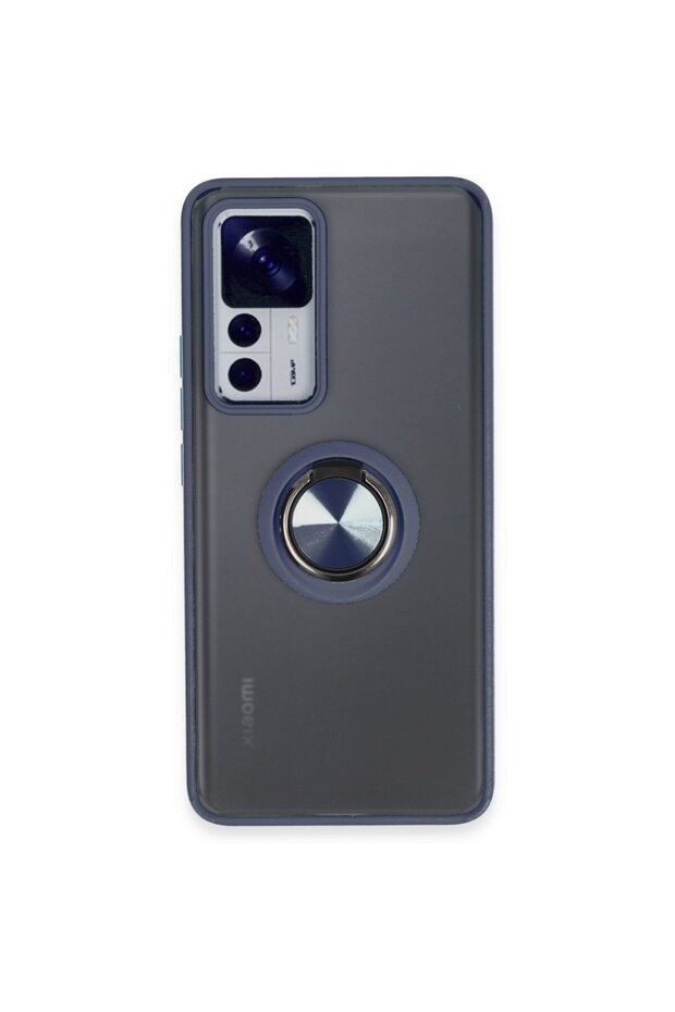 Xiaomi Mi 12t Pro Case with Camera Protection, Ring Holder, Magnetic Stand, Frosted Back Cover