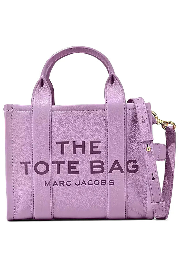 Women's Detachable Long Strap Zippered Leather Purple Shoulder Bag