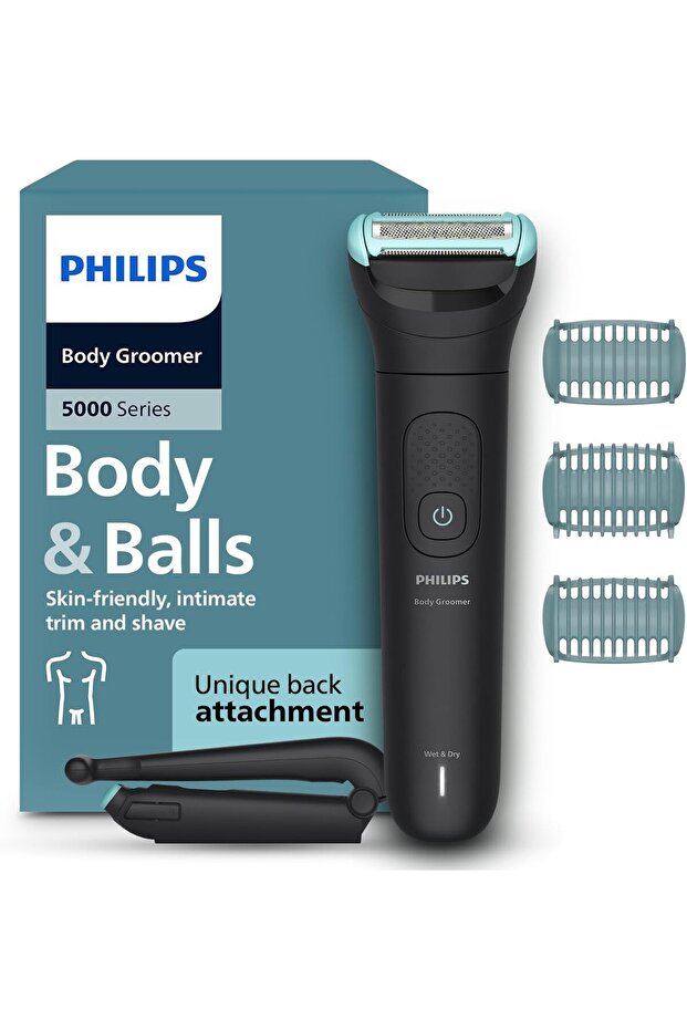 Philips Body Groomer 5000 Series With Triple Protect Shave System BG5475/15 - Deep Black