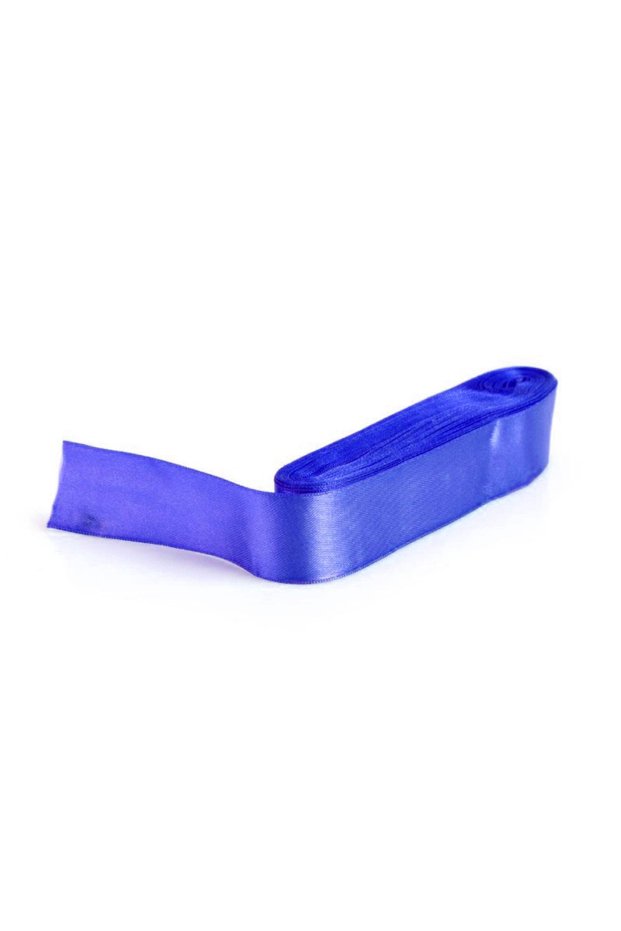 Dark Blue Colored Satin Ribbon 2 cm Thick 10 Meters Gift and Decoration Ribbon