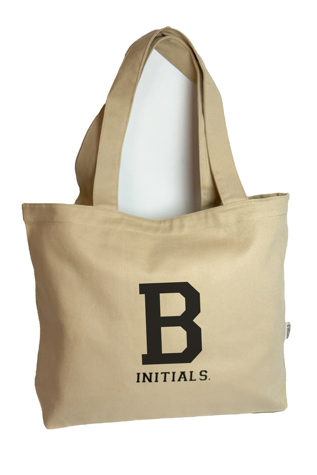Bej Harfli Tote Bag (B)