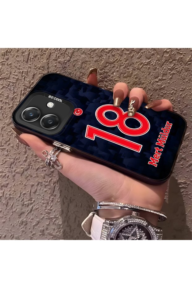 Silicone Edge Hard Back Phone Case Compatible with Oppo A3 5g Mert Müldür