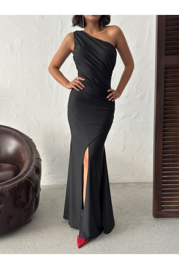 Rochie lungă elegantă din lycra - 2