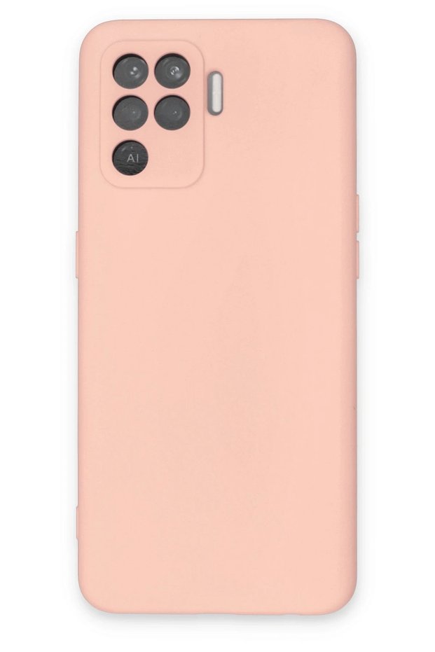 Ilkeshop New Reno 5 Lite Case Nano Velvet Silicone (142738) - Powder