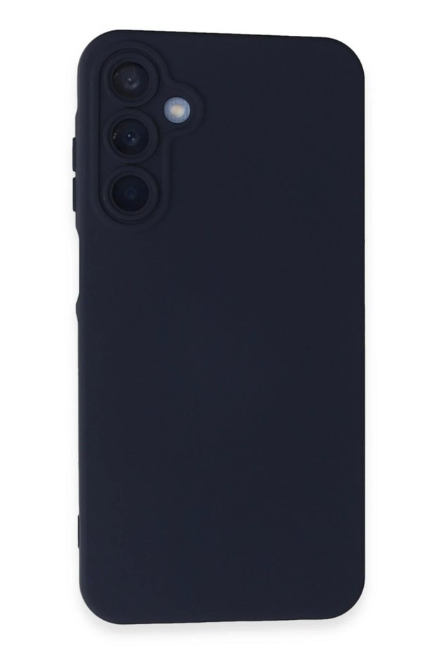 Ilkeshop New Galaxy A25 5g Case Nano Inside Velvet Silicone (182029) - Navy Blue